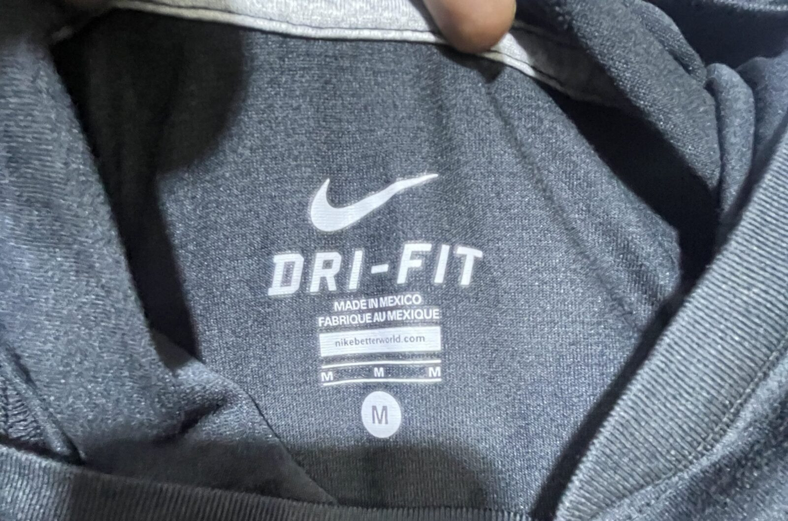 Nike Dri Fit Sports Hoodie Tshirt Black Xl