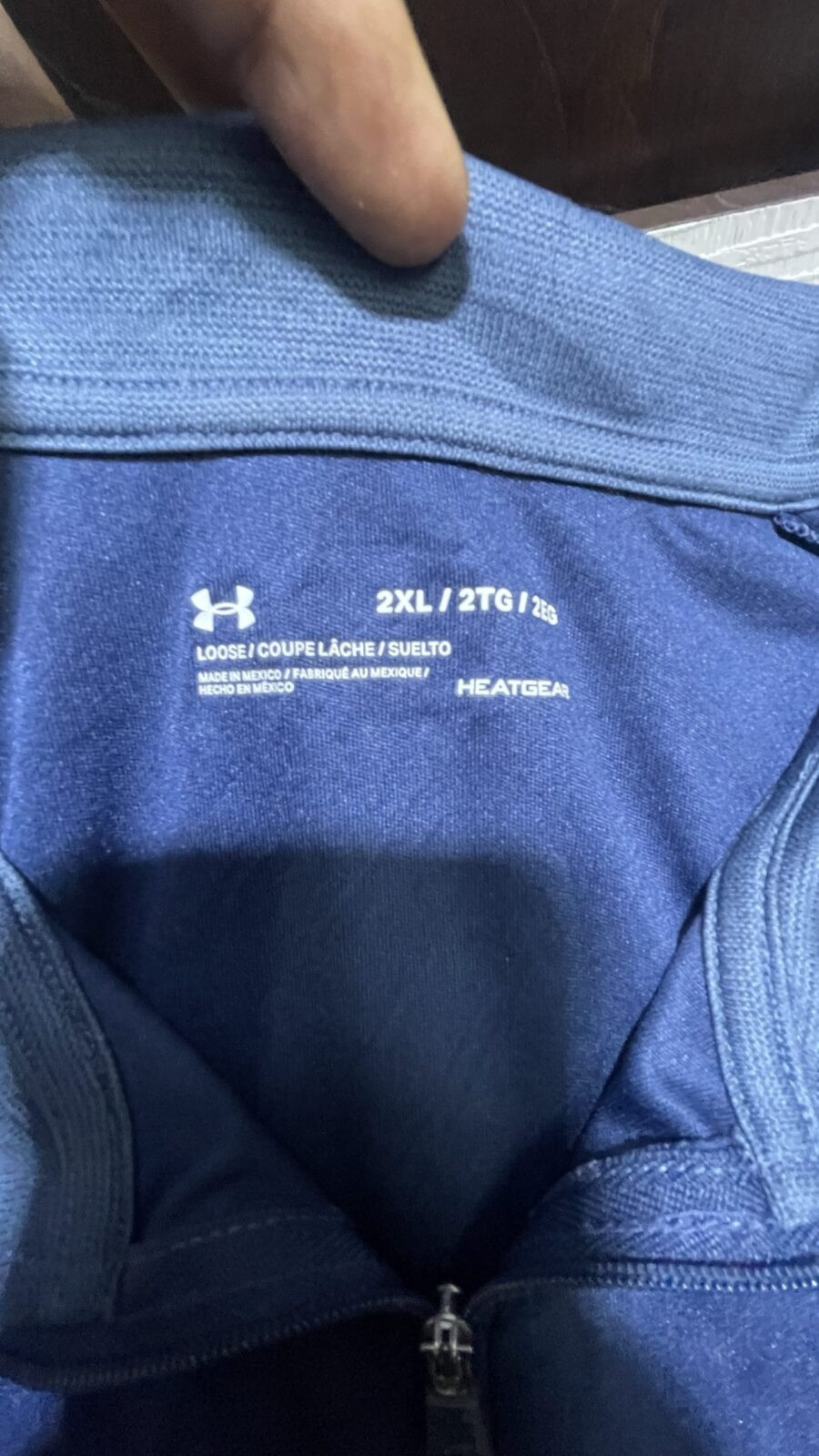 Under Armour Heatgear Men’s Half Sleeve Tshirt Blue Size L