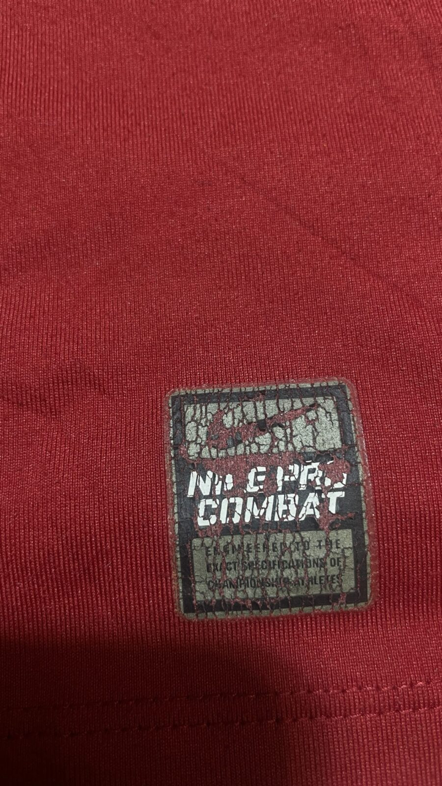 Nike Pro Combat Dri Fit Compression Size S Red