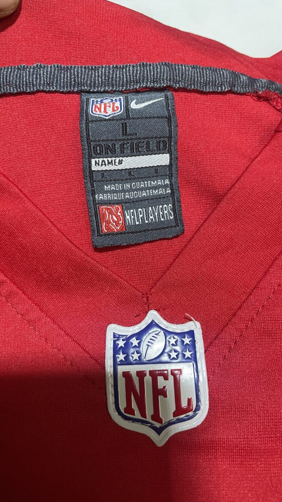 Nike NFL players Jersey Red size M back Name hyde