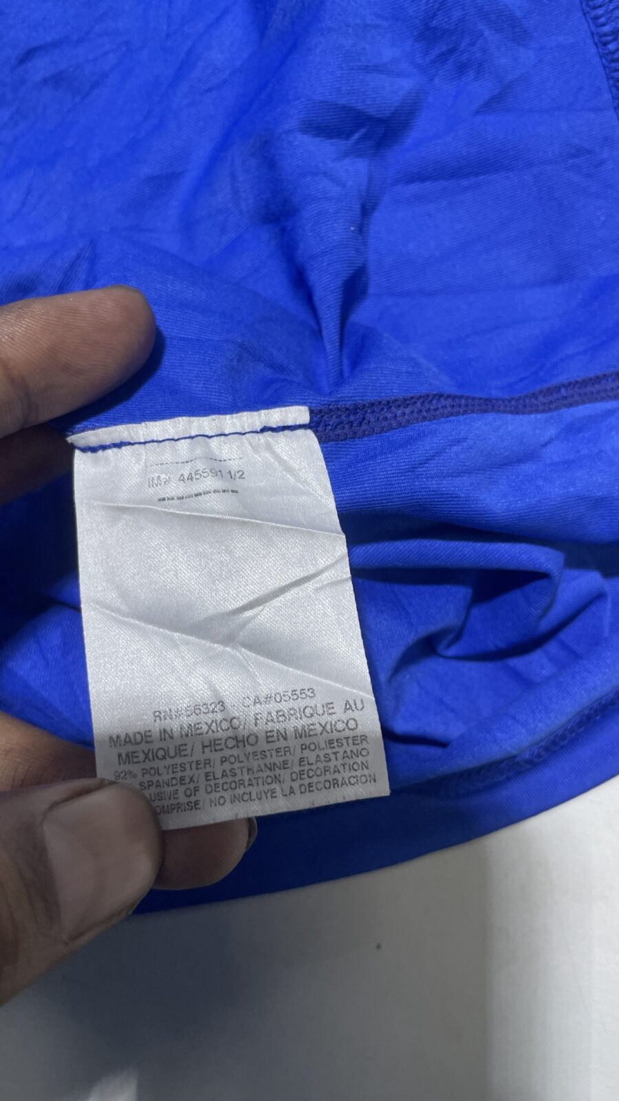 NIKE PRO DRI FIT BODY FITTED COMPRESSION BLUE SIXE XXL