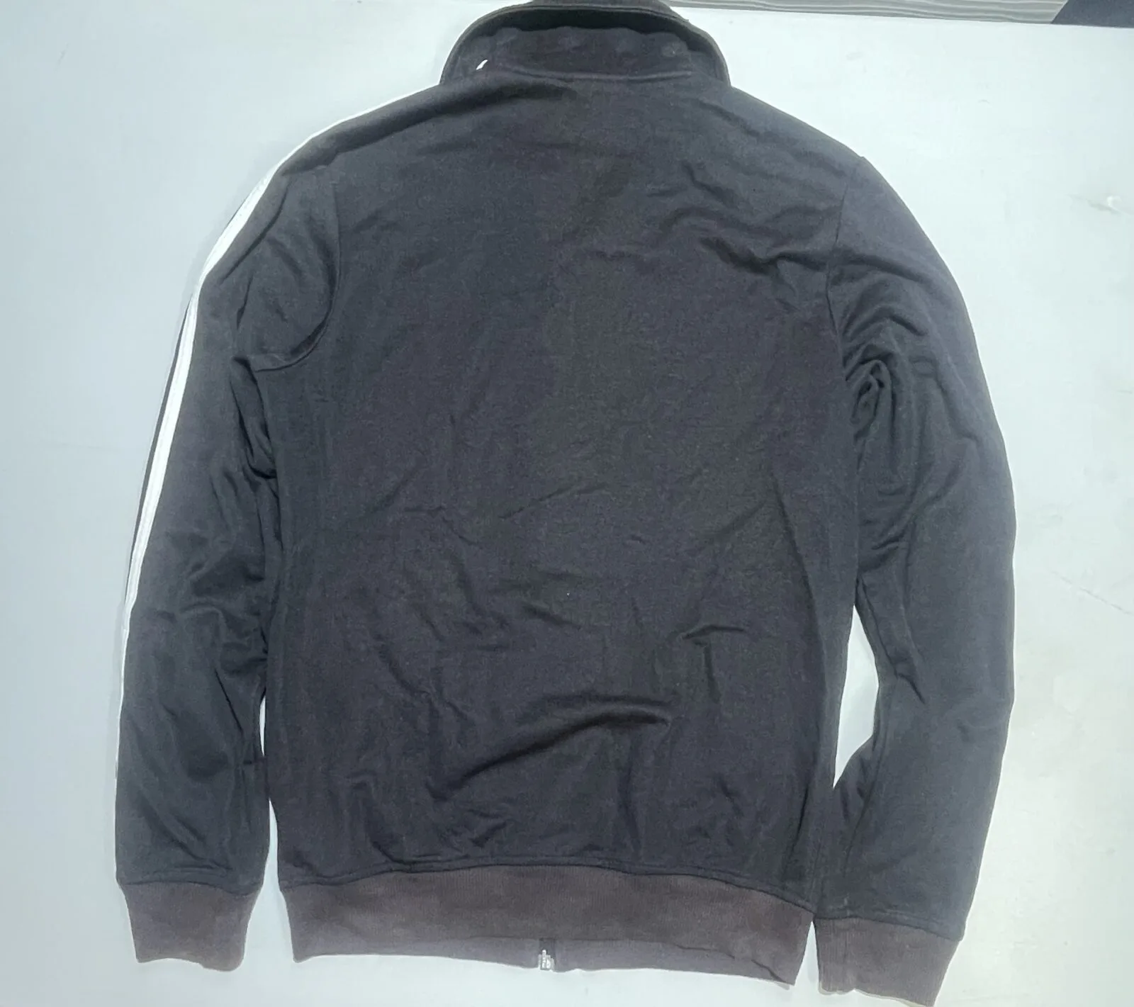 Adidas Origianal 3 Strips track jacket black white size S