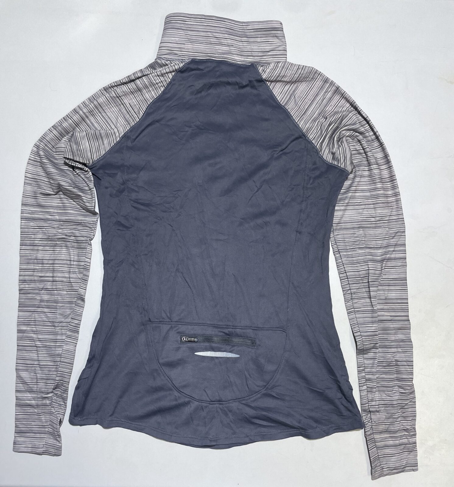 Under Armour coldgear half zip up tshirt grey size S for women