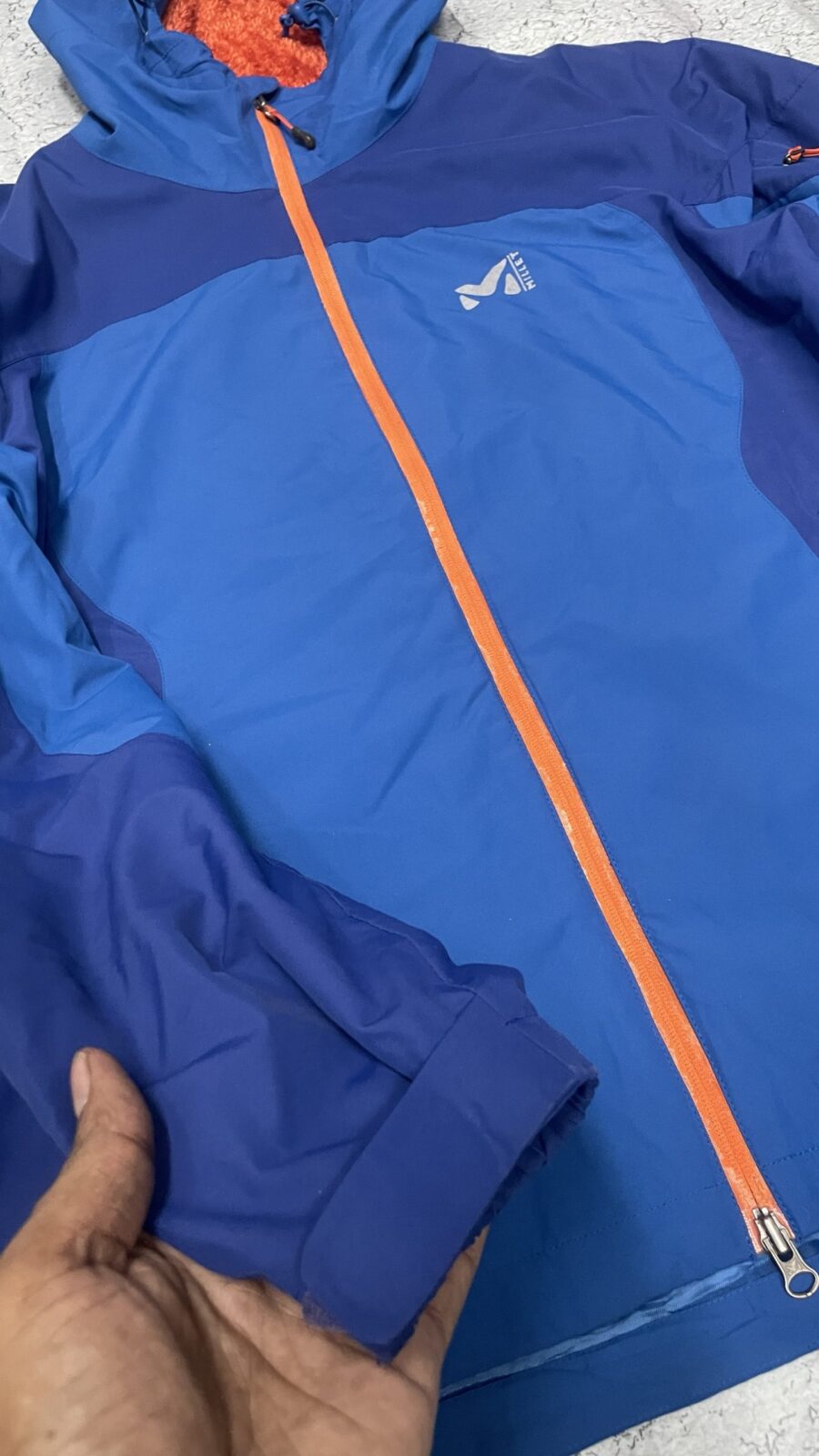 Milltet winter hoodie waterproof jacket blue size Xl
