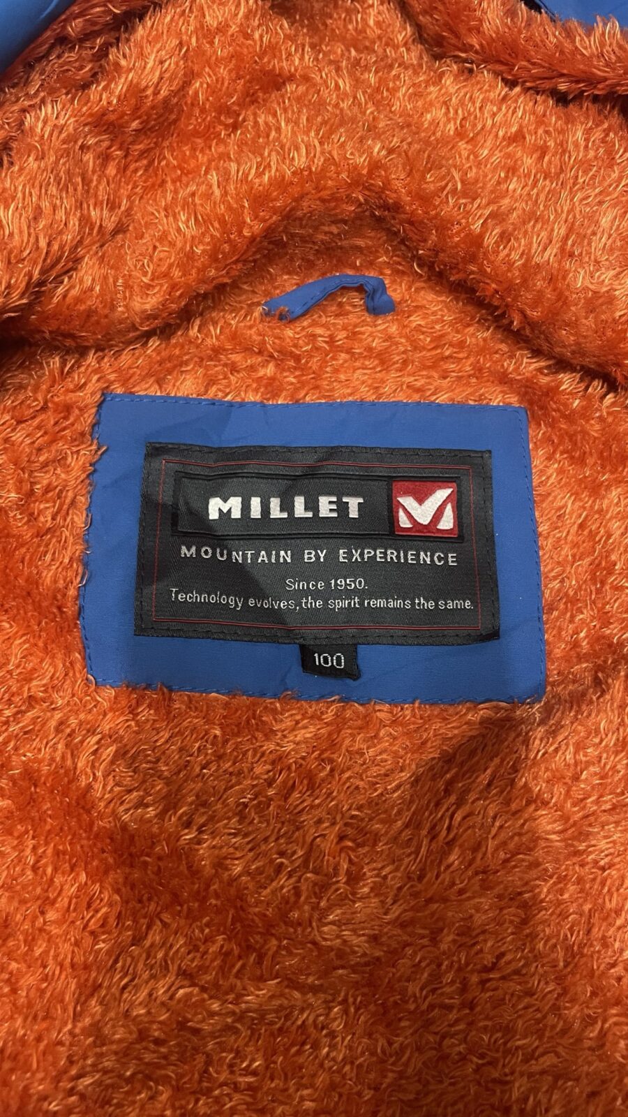 Milltet winter hoodie waterproof jacket blue size Xl