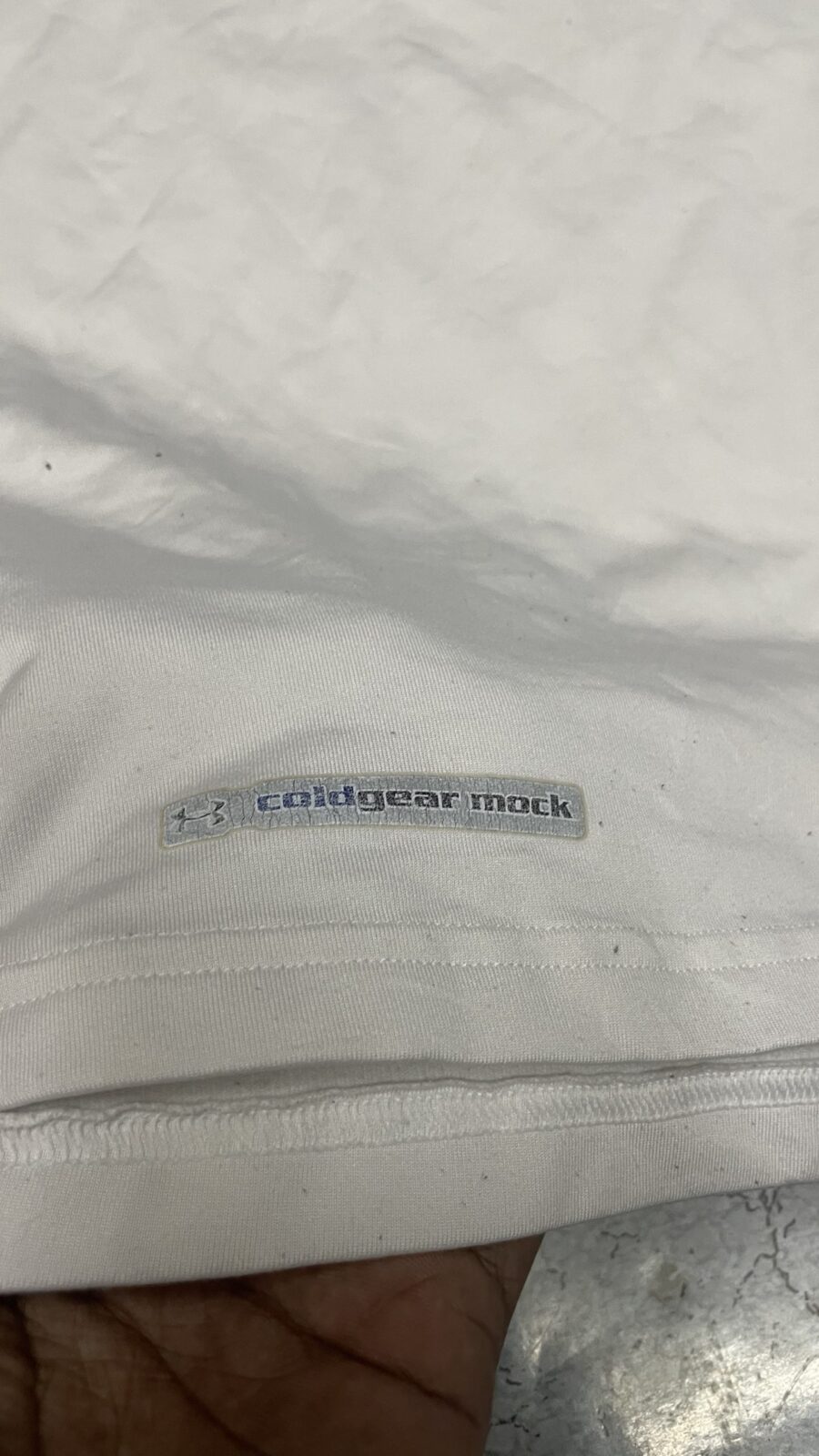 Under Armour Coldgear Mock Compression White Size L
