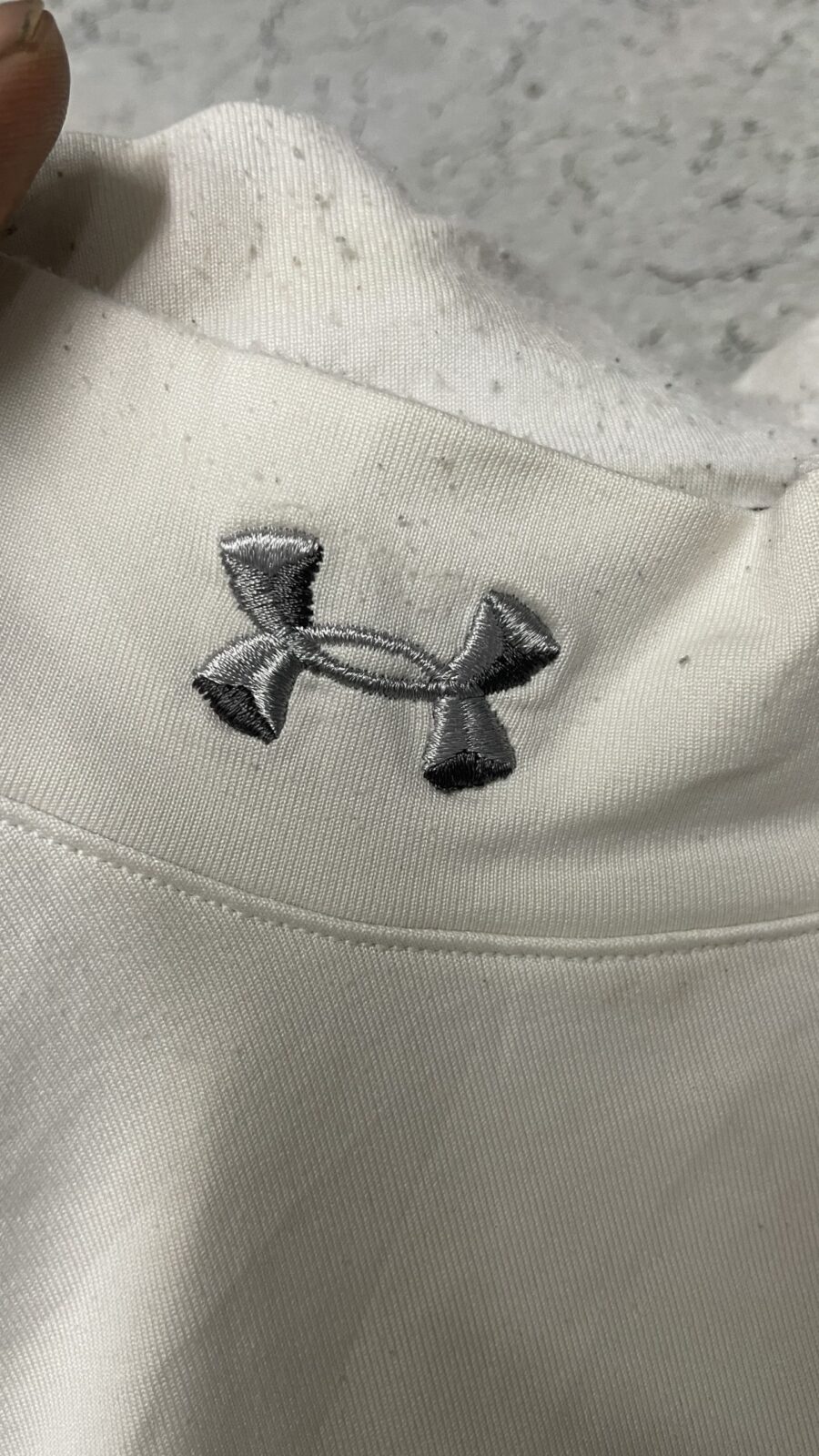 Under Armour Coldgear Mock Compression White Size L