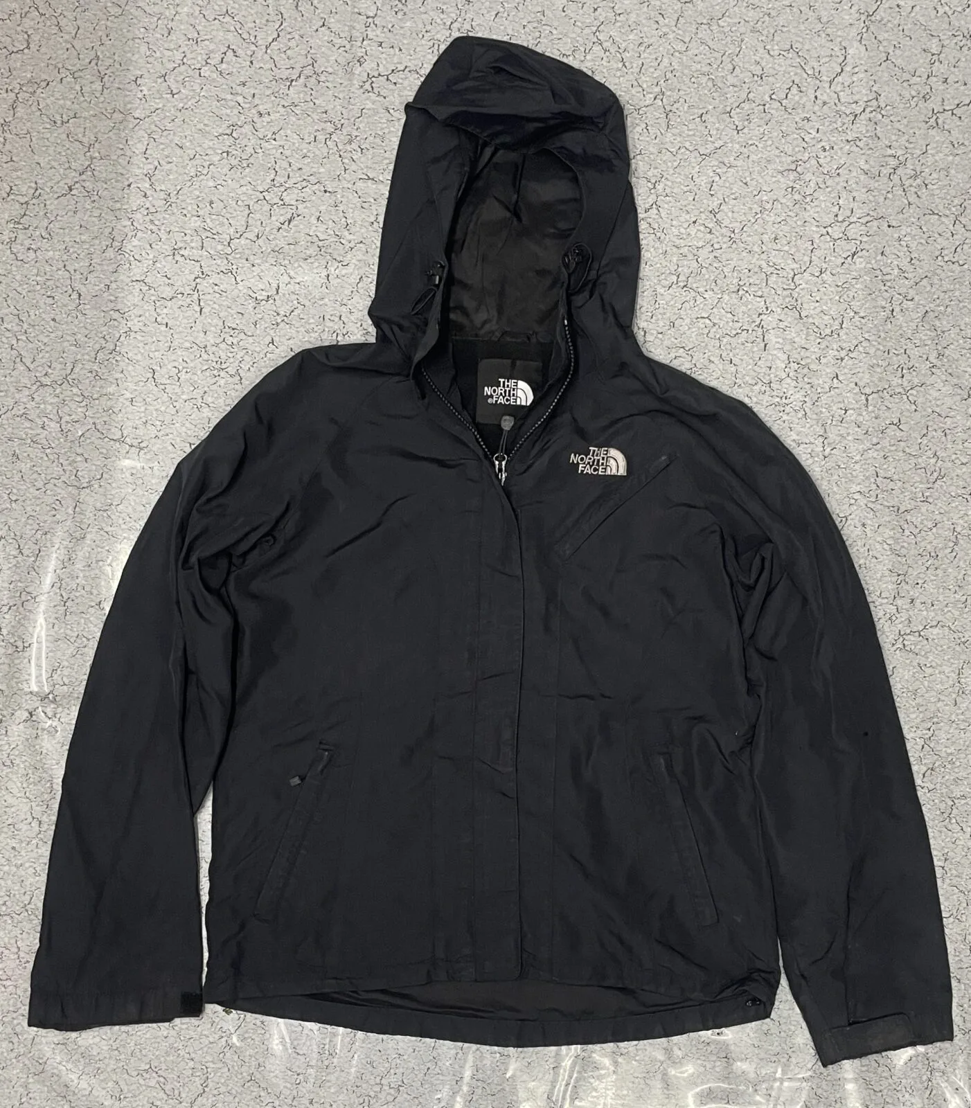 The North Face Hoodie Waterproof Jacket Size M Black