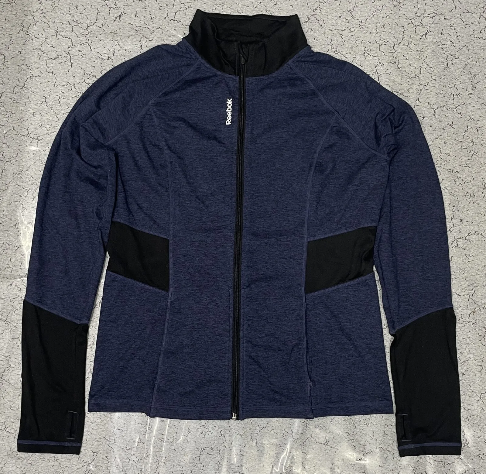 Reebok full sleeve jacket blue size M