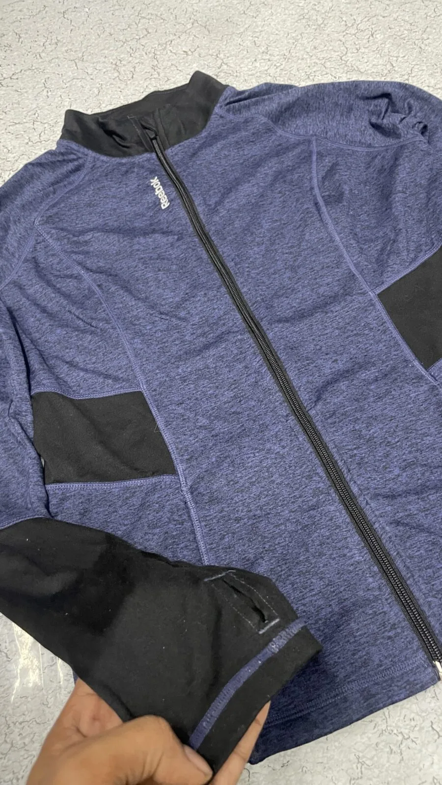 Reebok full sleeve jacket blue size M
