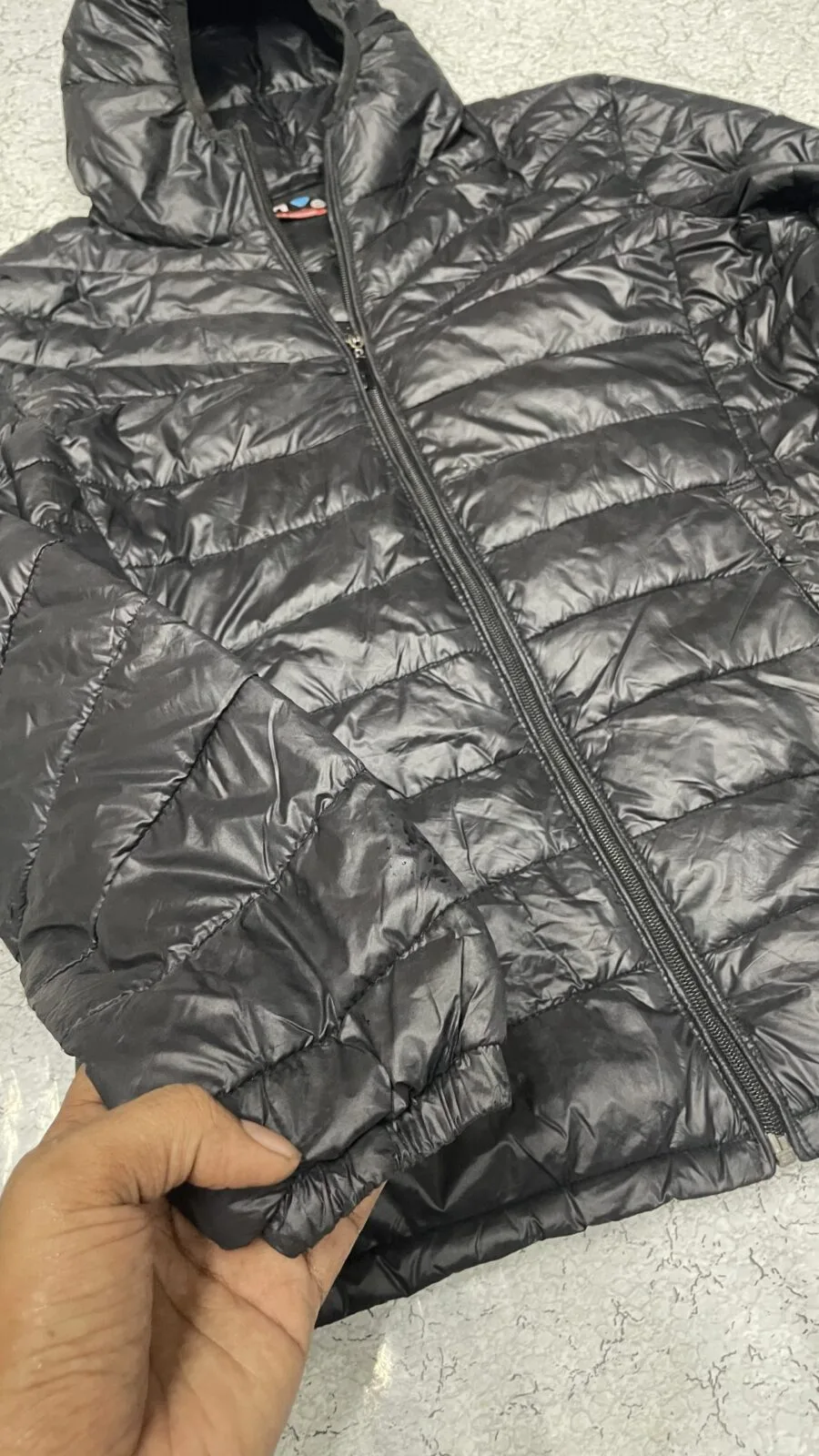 MH Puffer hoodie jacket Black Size S