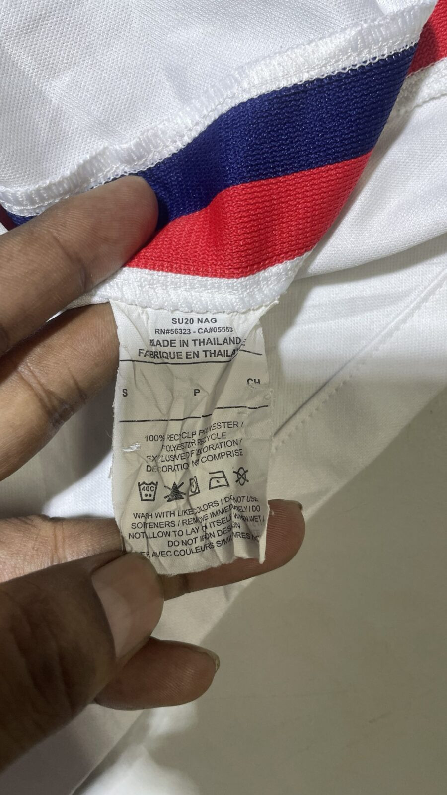 Nike dri fit USA jersey white size S