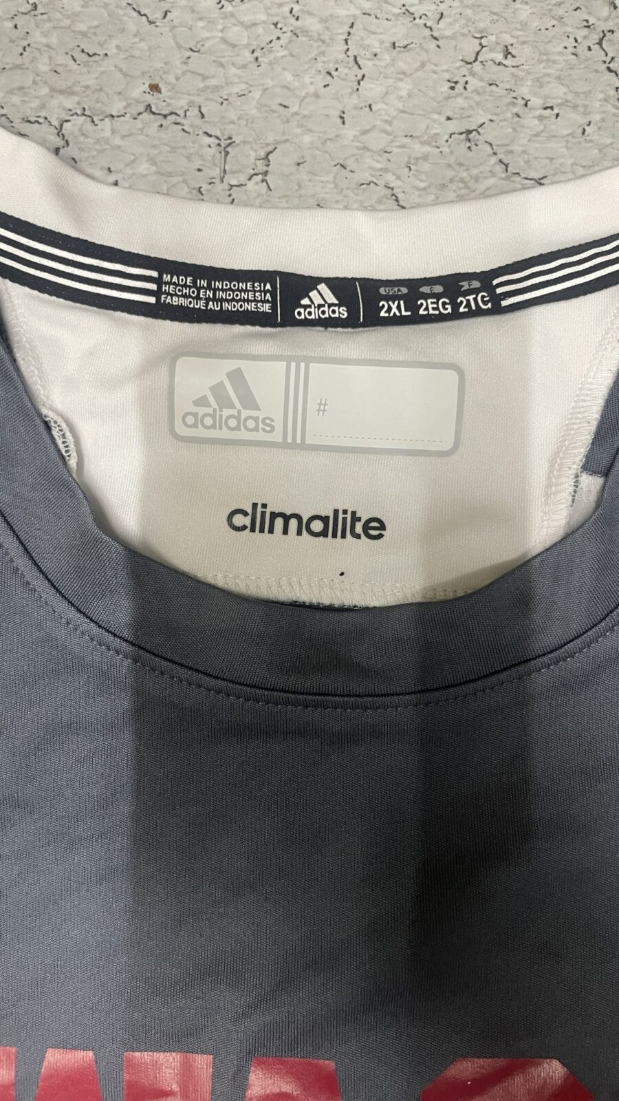 Adidas Climelite half sleeve Tshirt grey