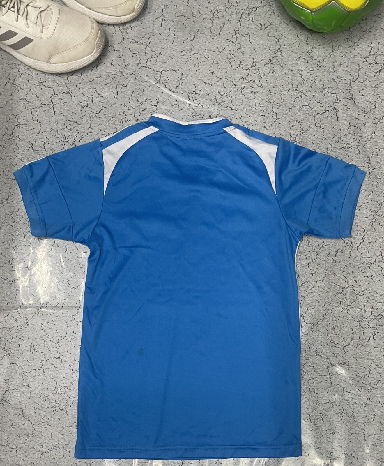 Adidas Zanzibar half sleeve jersey blue size S