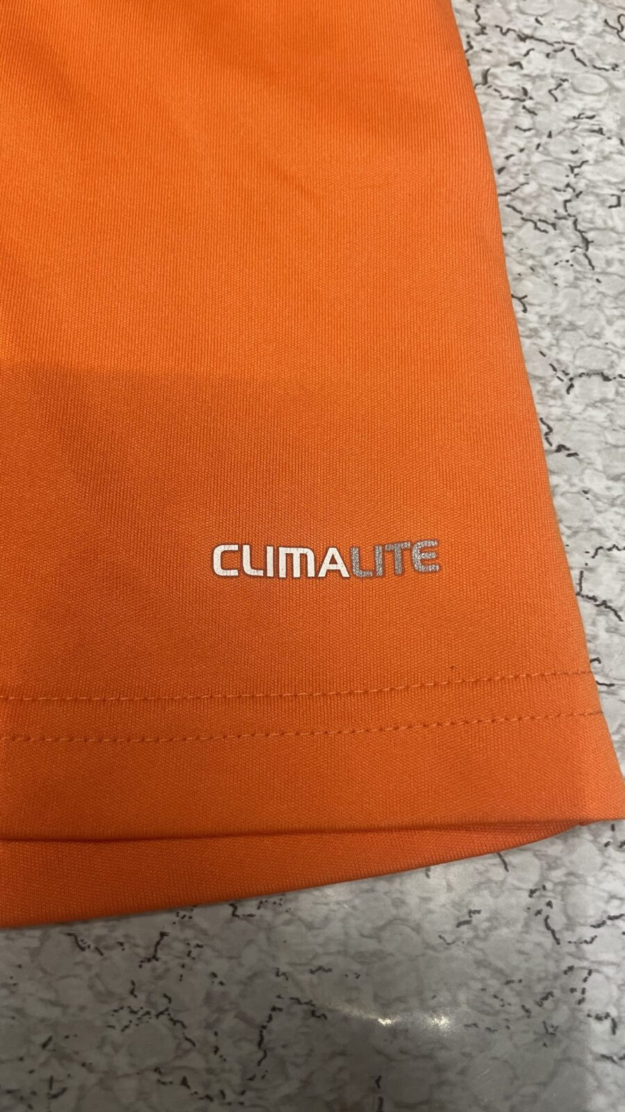 Adidas climelite full sleeve jersey orange size M