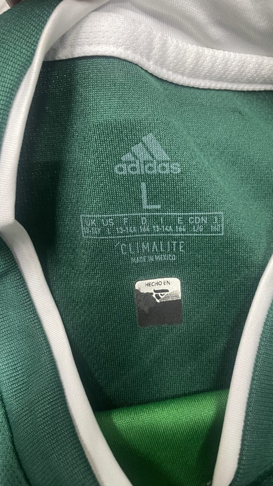 Adidas climelite German FC jersey green size S