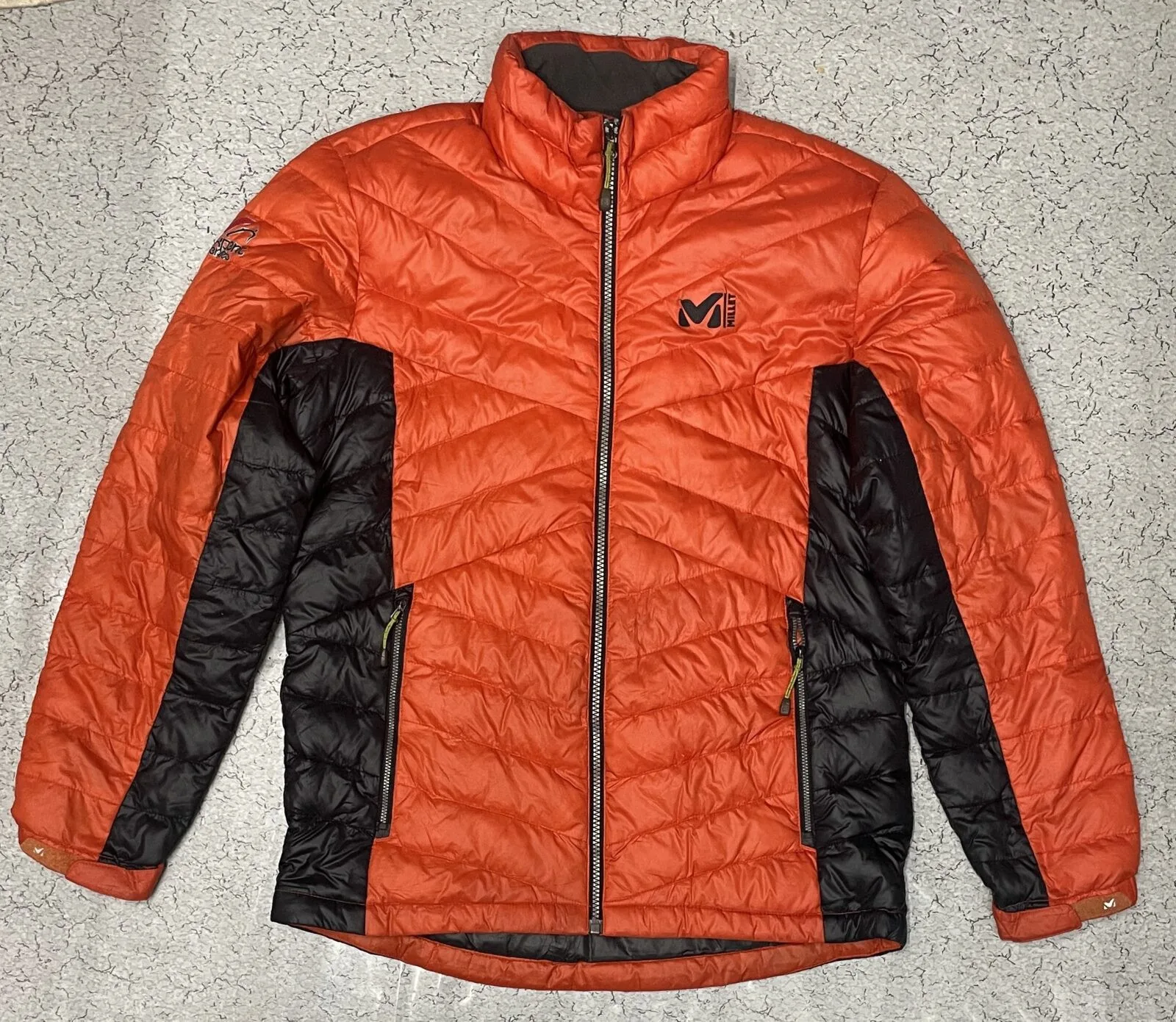 Millet light Weight Puffer Jacket Orange Size M