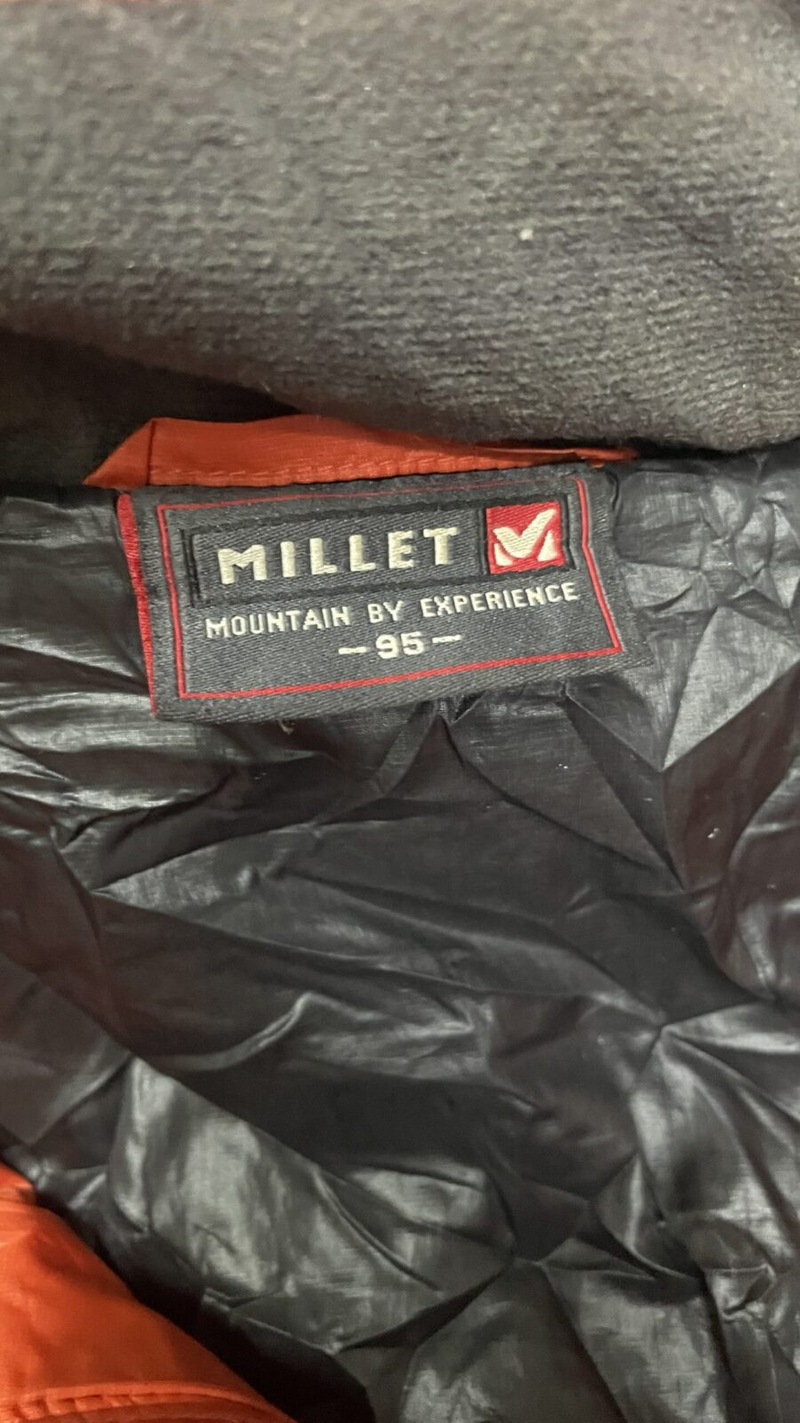 Millet light Weight Puffer Jacket Orange Size M