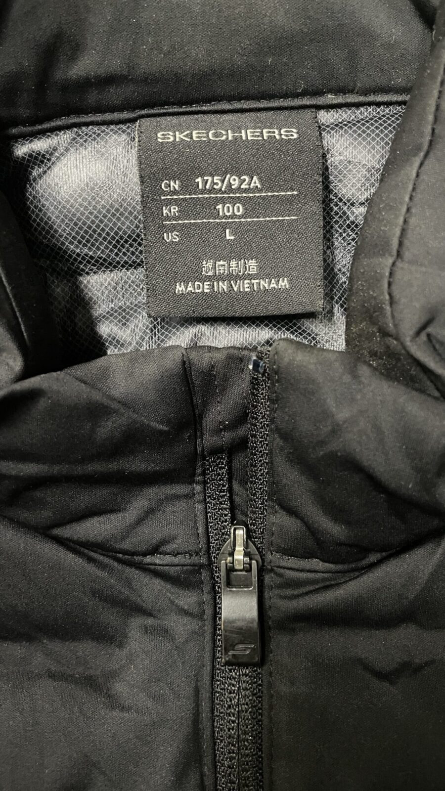 Sketchers NeoTube 5.5 Puffer Jacket Black Size L for minus winter