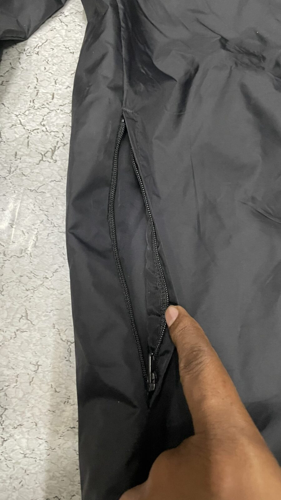 Adidas Raincoat hoodie jacket size M black