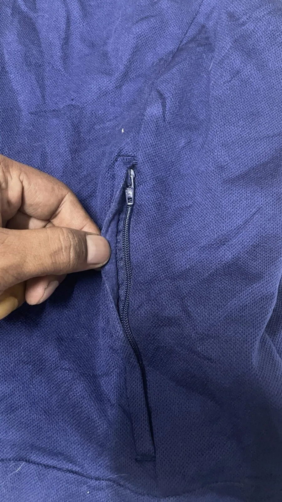NIKE VINTAGE TRACK JACKET BLUE WHITE SIZE S