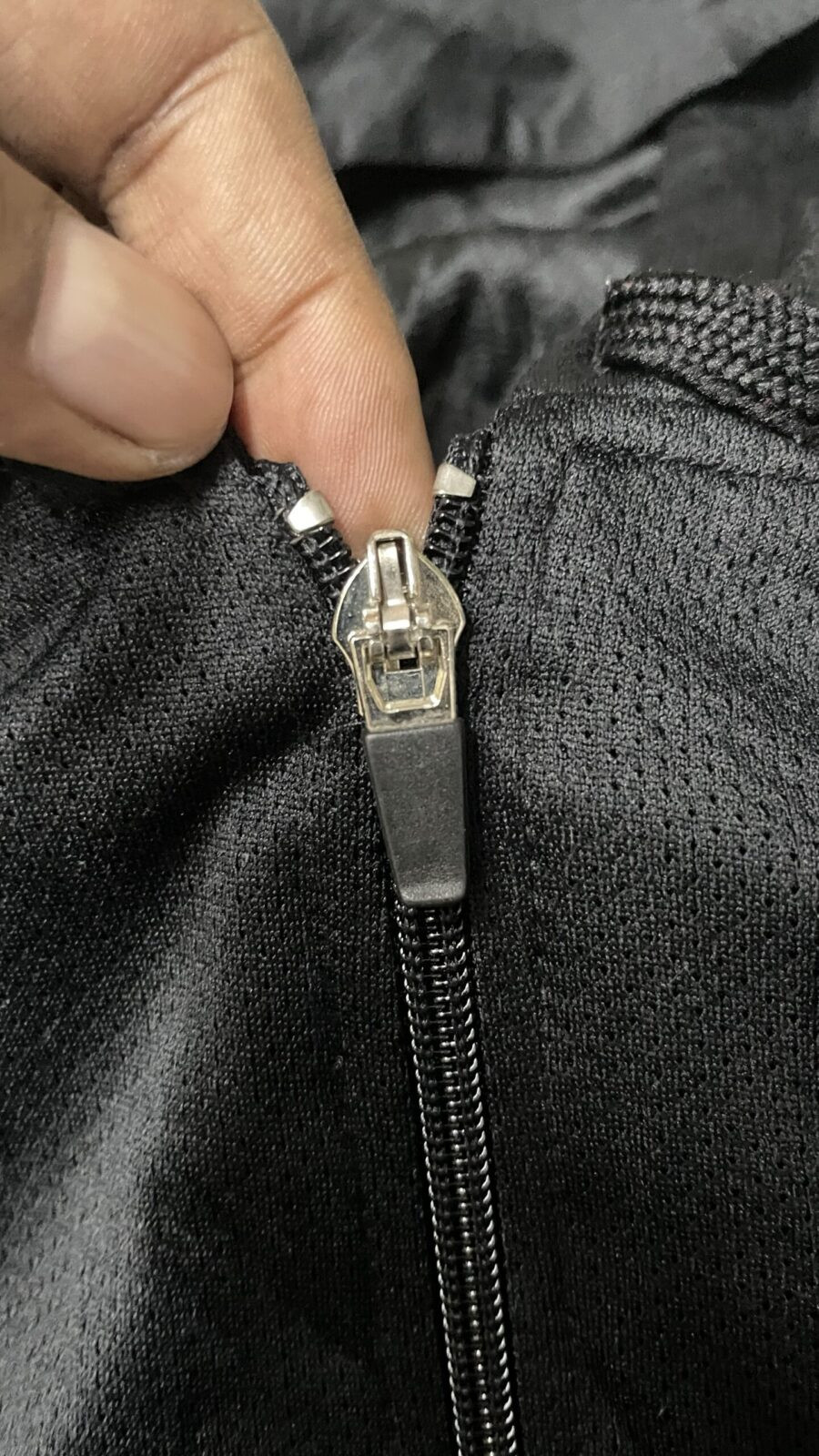 Champion hoodie track jacket for winter black size M