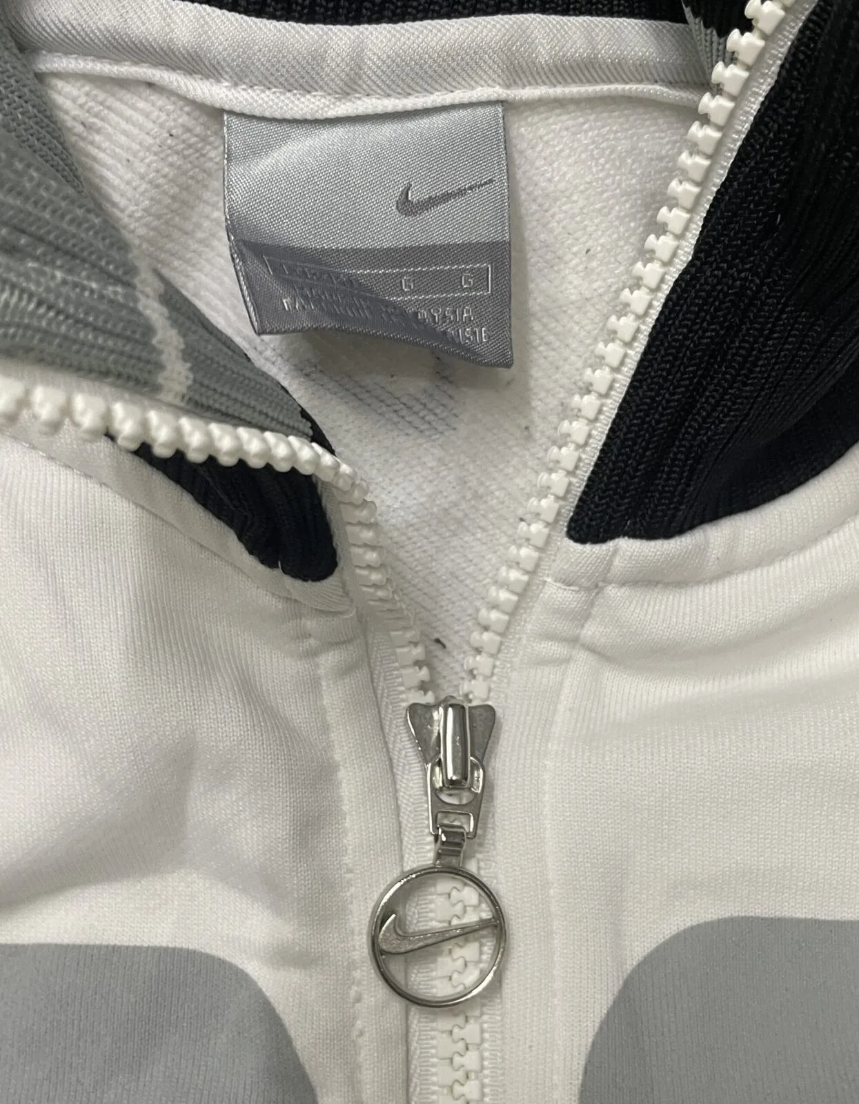Nike Y2K Vintage Jacket black white size M