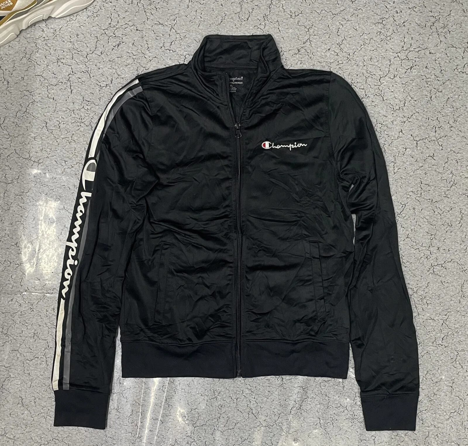 Champion Women’s Track Jacket Black Size S