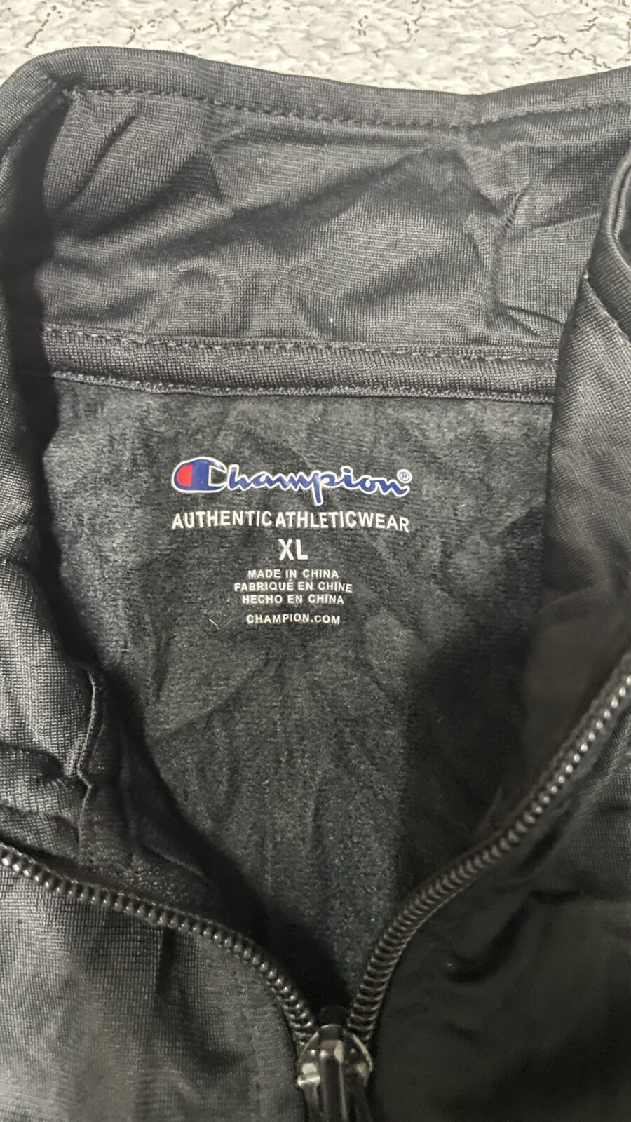 Champion Women’s Track Jacket Black Size S