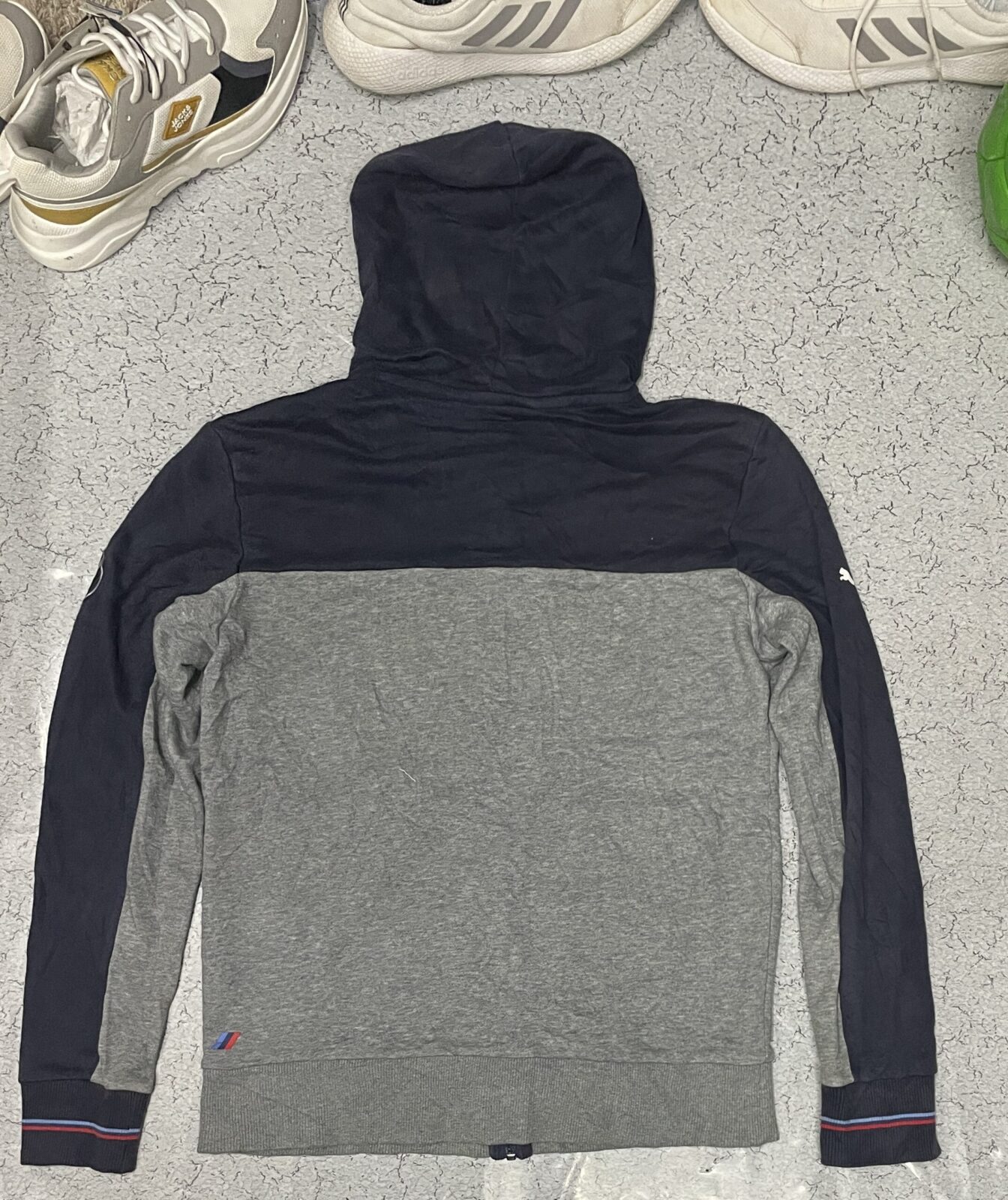 Puma Bmw Motorsports Hoodie Grey Black Size M