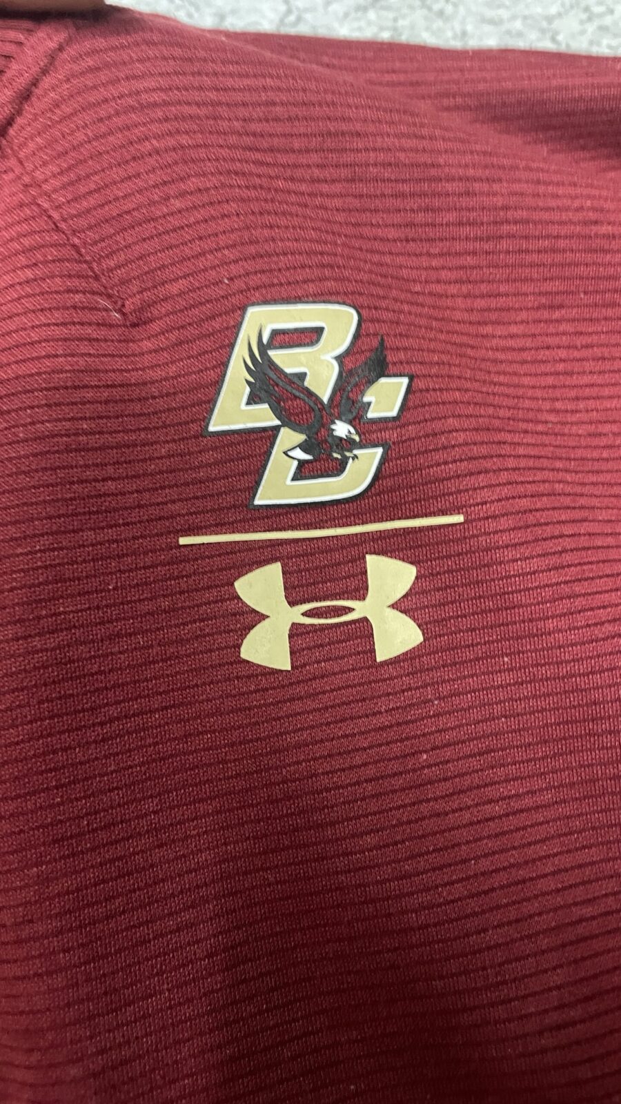 Under Armour Coldgear Track Jacket Dark Red Size S