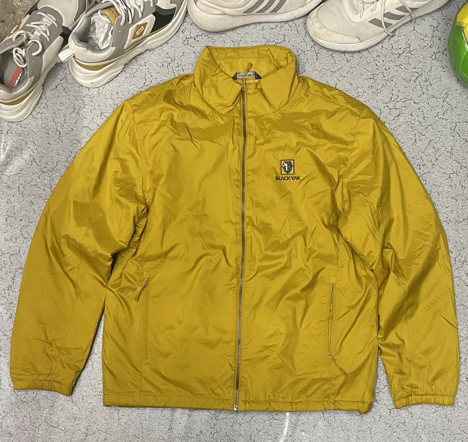 Blackyak Puffer Winter Jacket Yellow Size 2xl