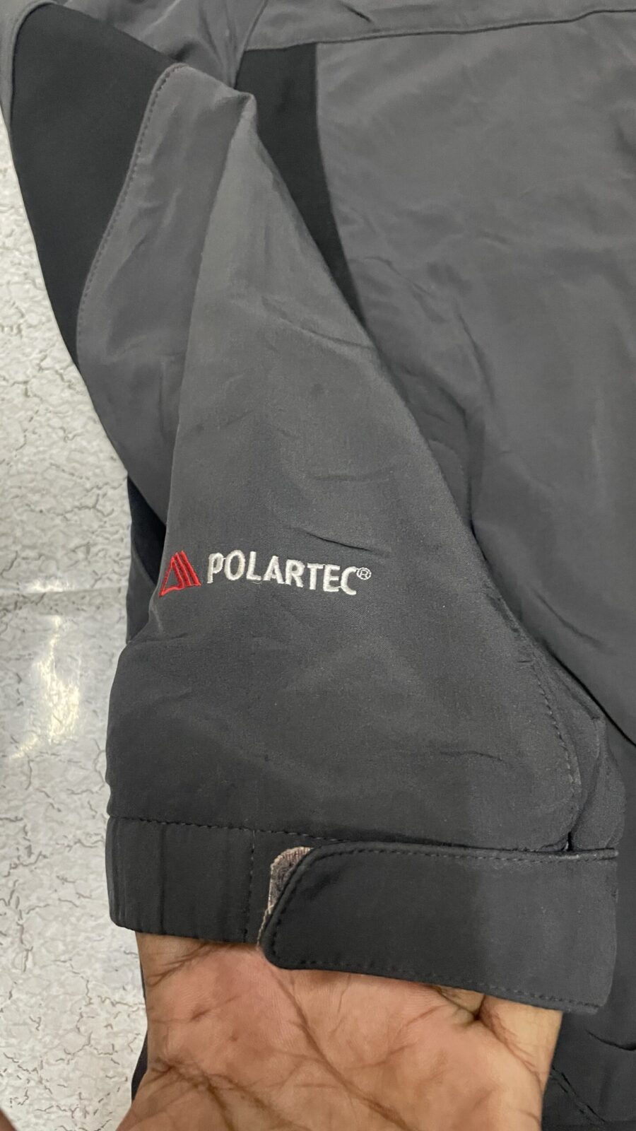 Black Yak Polertec All Weather Control Waterproof Jacket Grey Black Xl