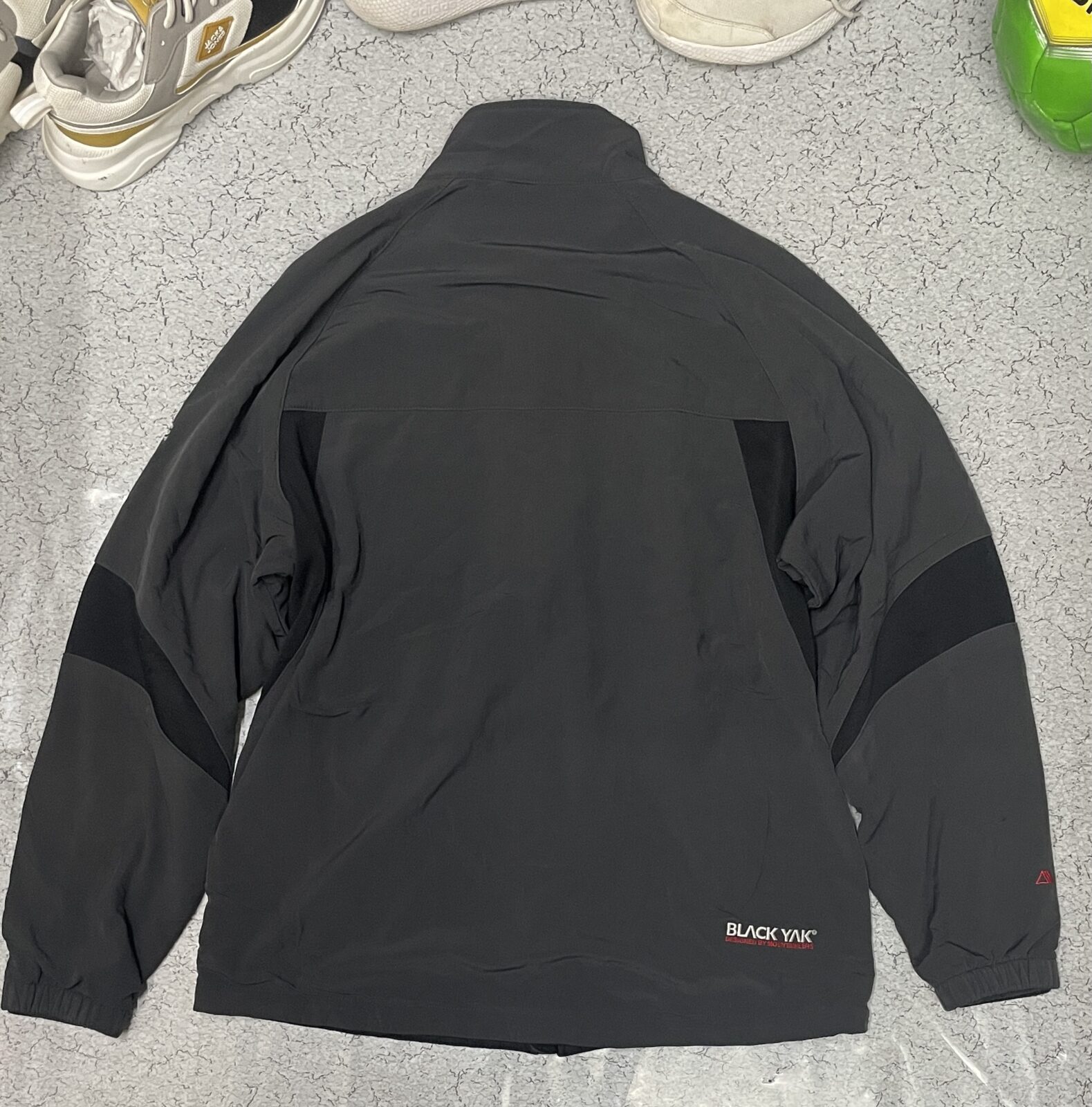 Black Yak Polertec All Weather Control Waterproof Jacket Grey Black Xl