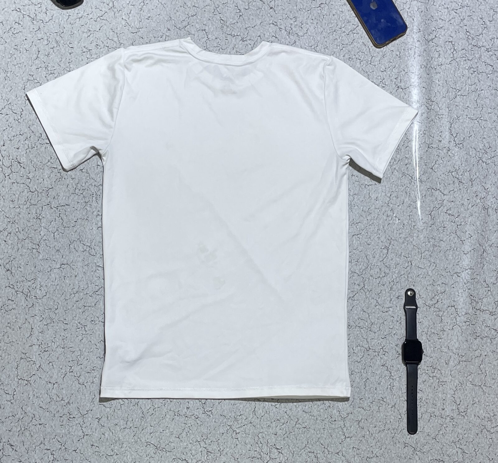 Adidas Men's White Crew-neck T-shirt With A Vertical Logo Size M