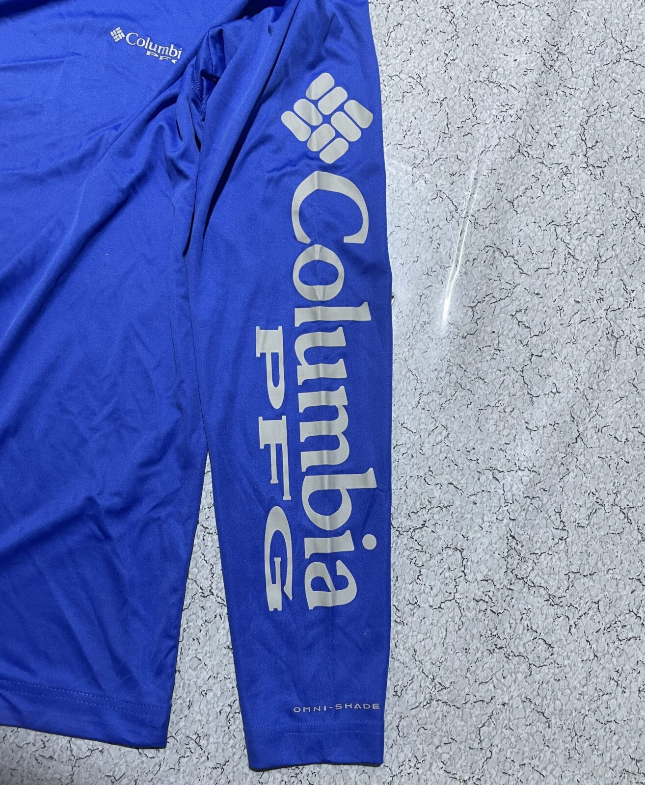 Columbia PFG Terminal Tackle Hoodie SIZE XL BLUE