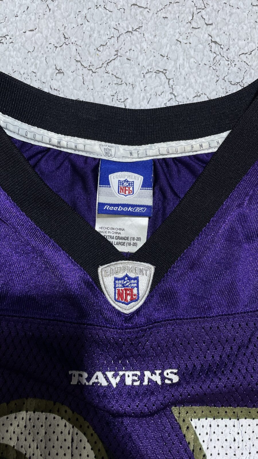Jamal Lewis Baltimore Ravens #31 Reebok NFL Jersey Xl