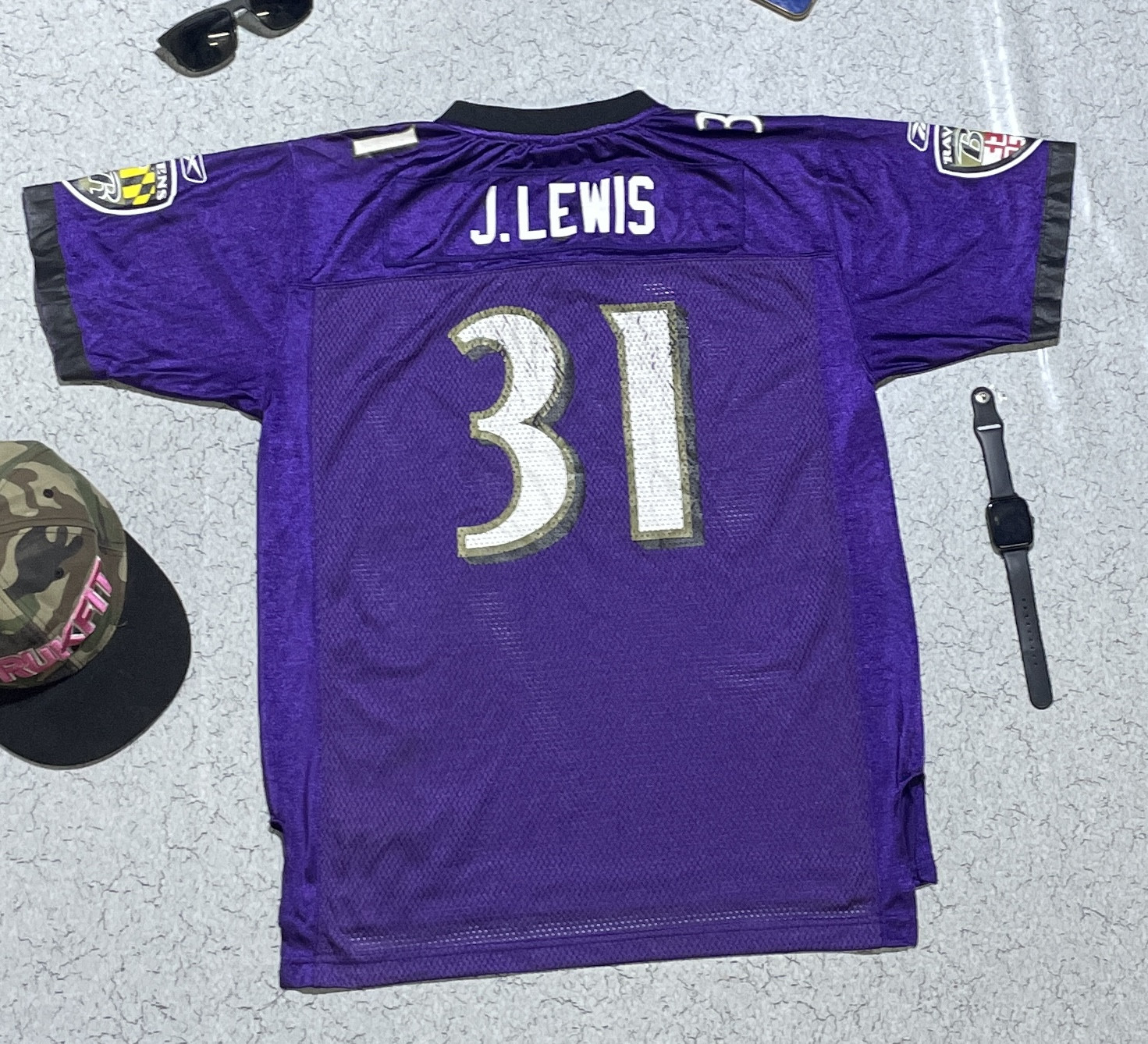 Jamal Lewis Baltimore Ravens #31 Reebok NFL Jersey Xl