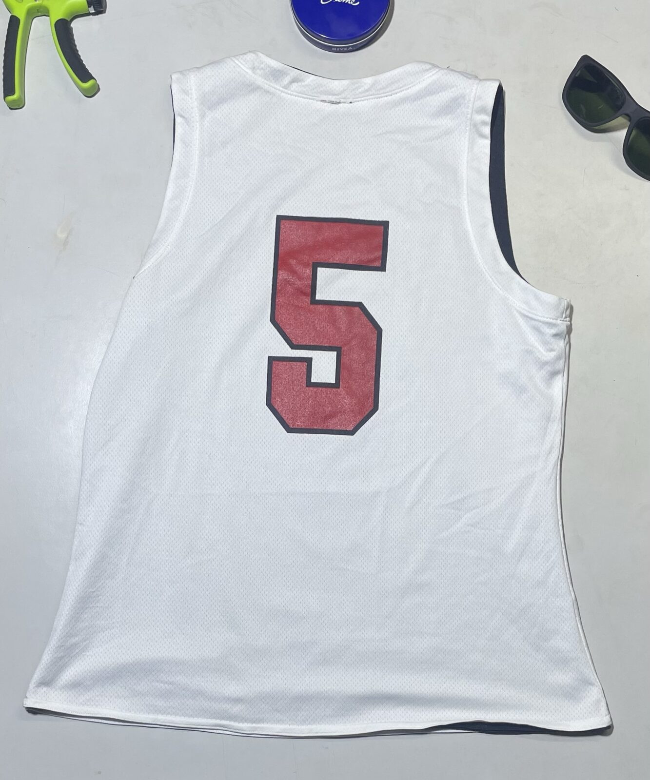 Jordan original reversible Jersey Black white size M