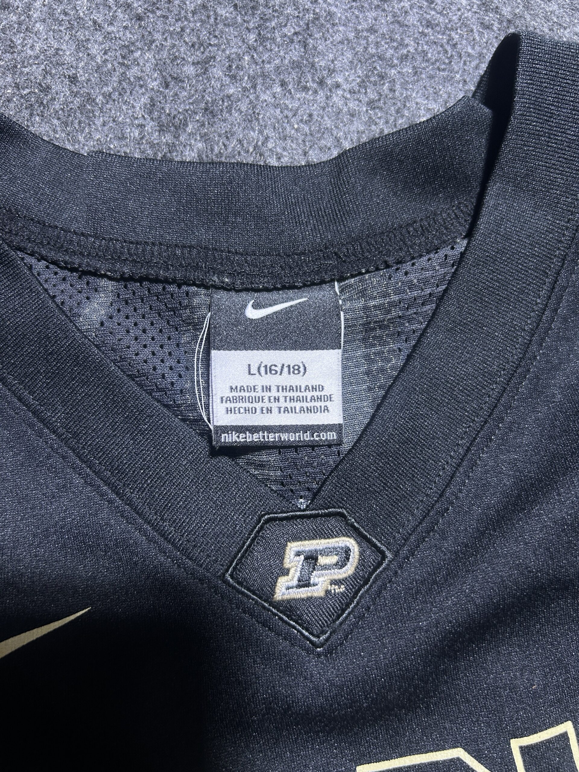 Nike Purdue Sleeveless Jersey size M