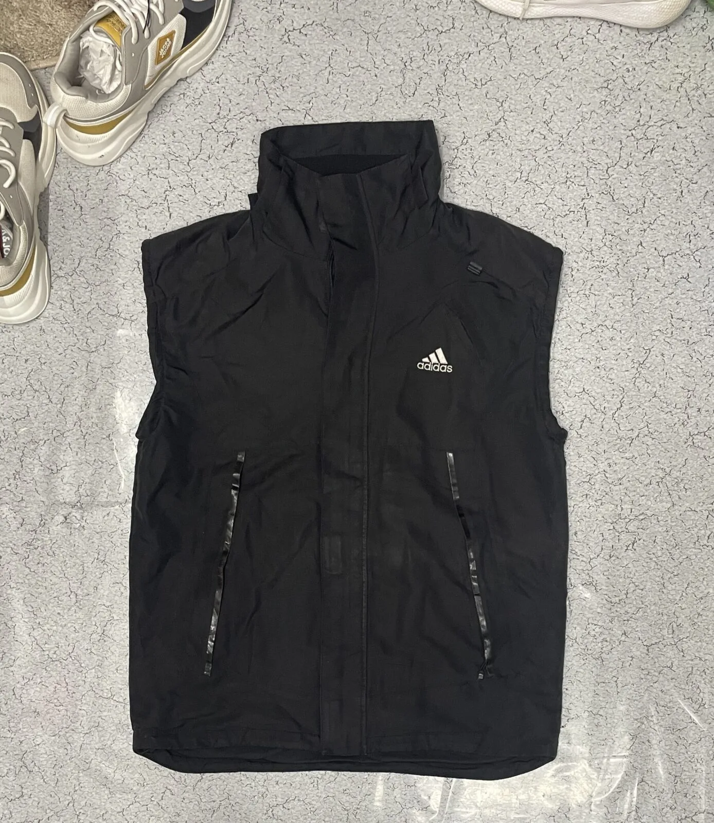 Adidas sleeveless jacket black size L