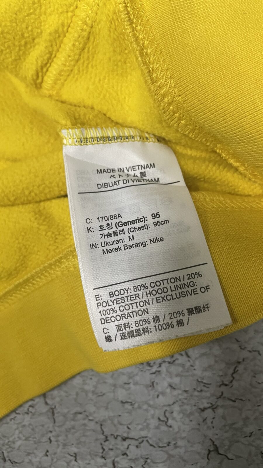 Nike NBA Los Angeles Lakers Pullover Hoodie M (Yellow)