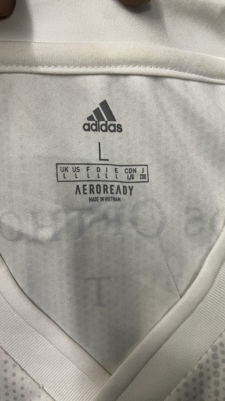 Adidas Audi Aeroready Jersey size Xl White