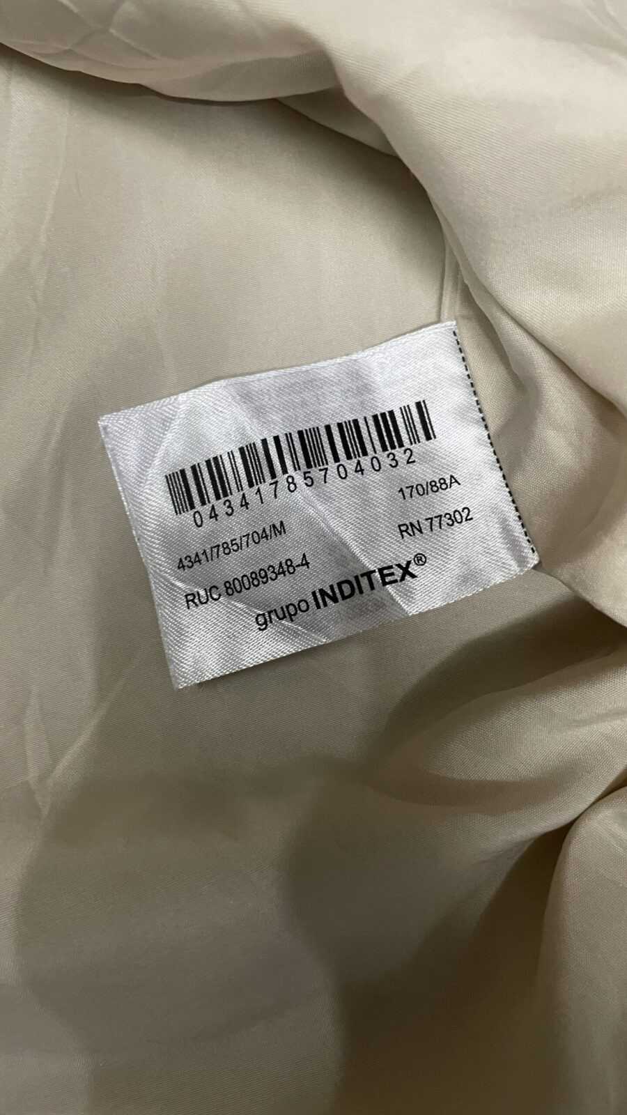 Zara Combination Barn Jacket with a contrast faux leather collar size XL