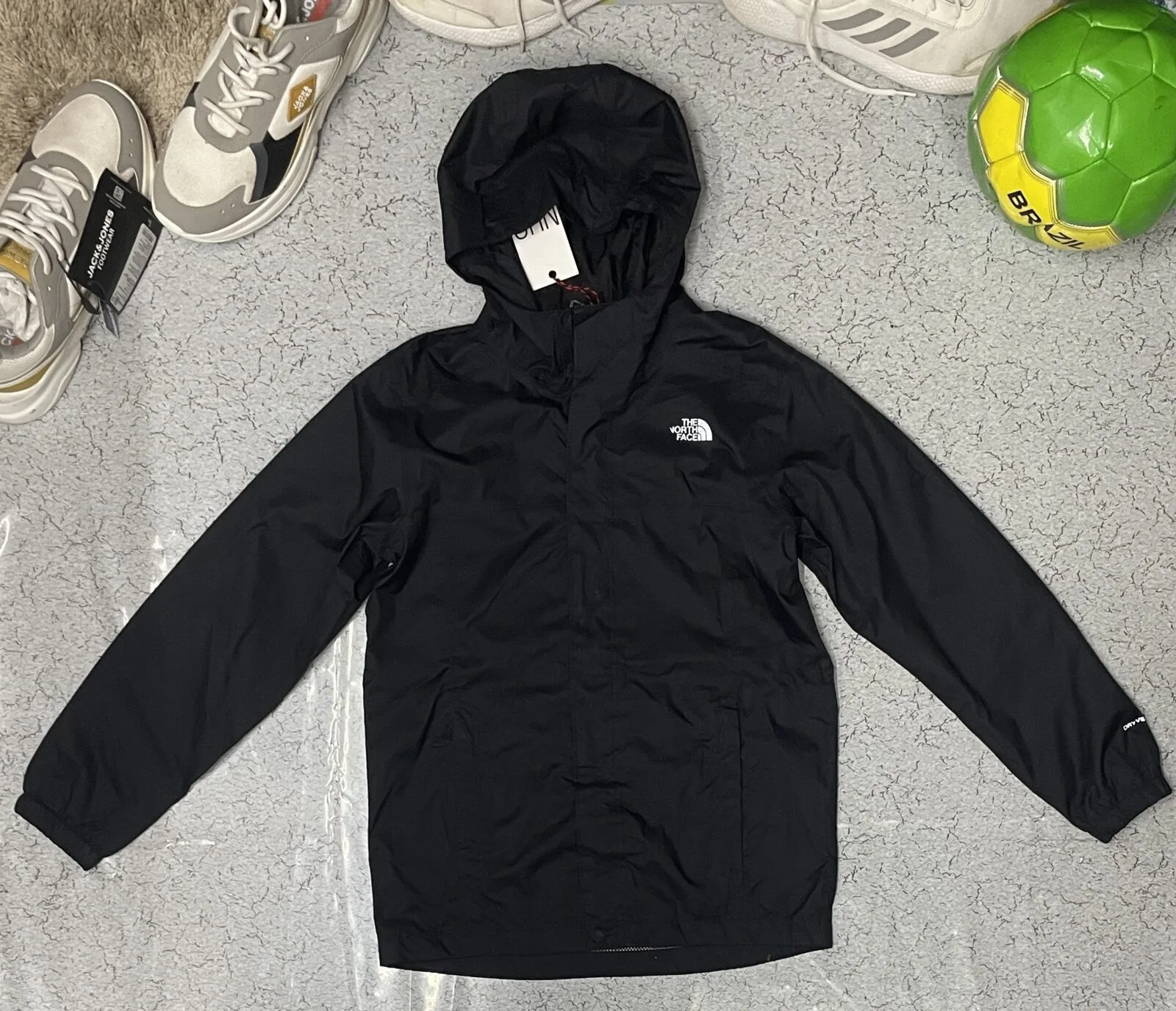 The North Face DryVent Waterproof Rain Jacket Black Size S