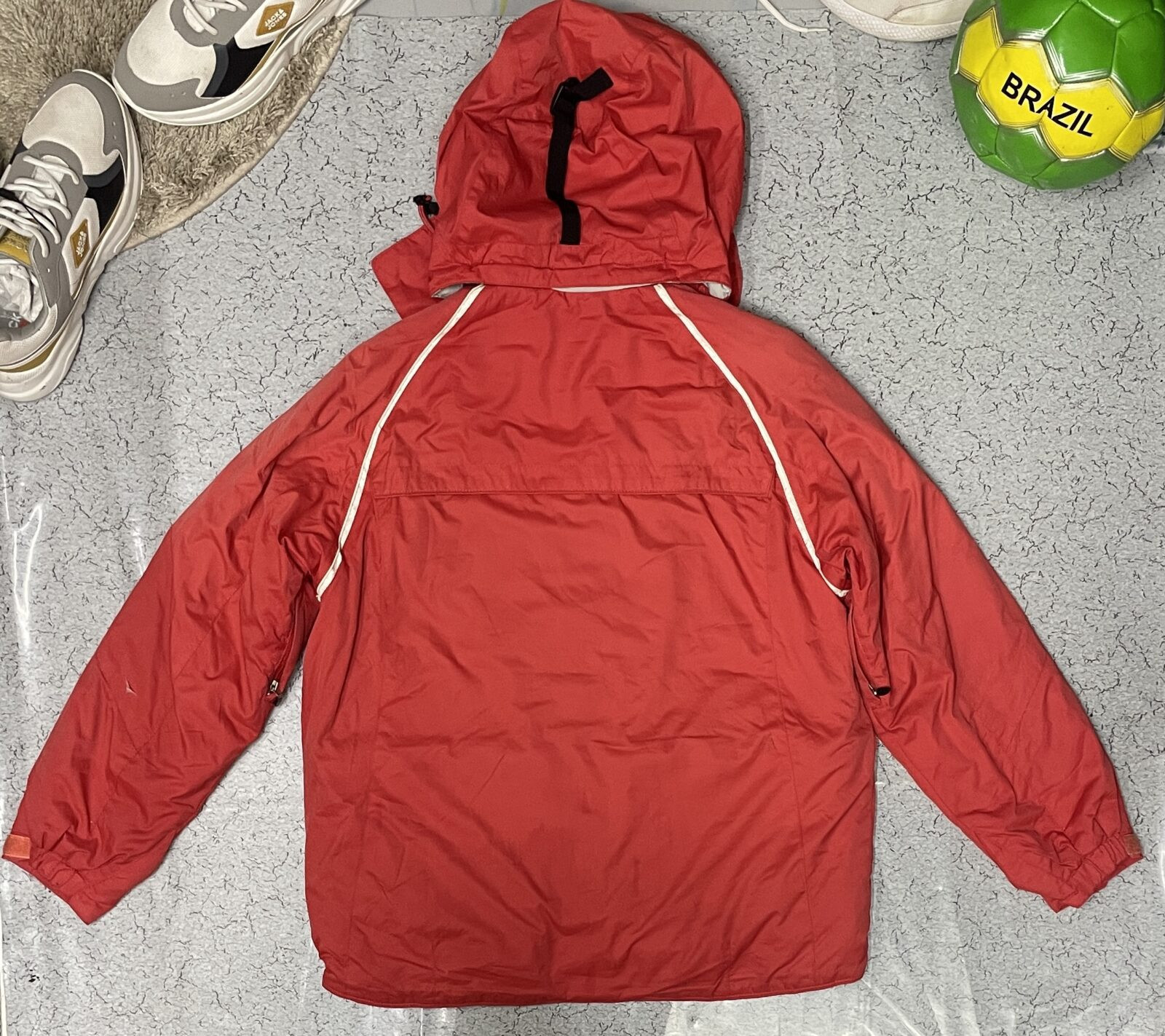 Reebok Extra Extreme Hooded Jacket XL Red