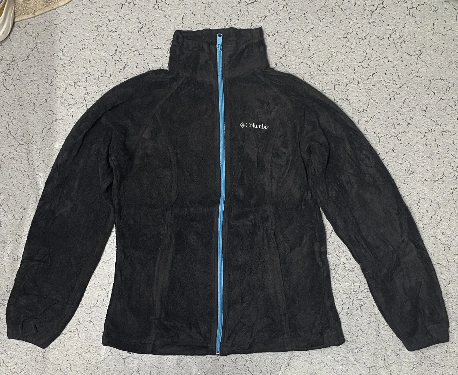 Columbia Women’s Fleece lite weight Sweatshirt black size M