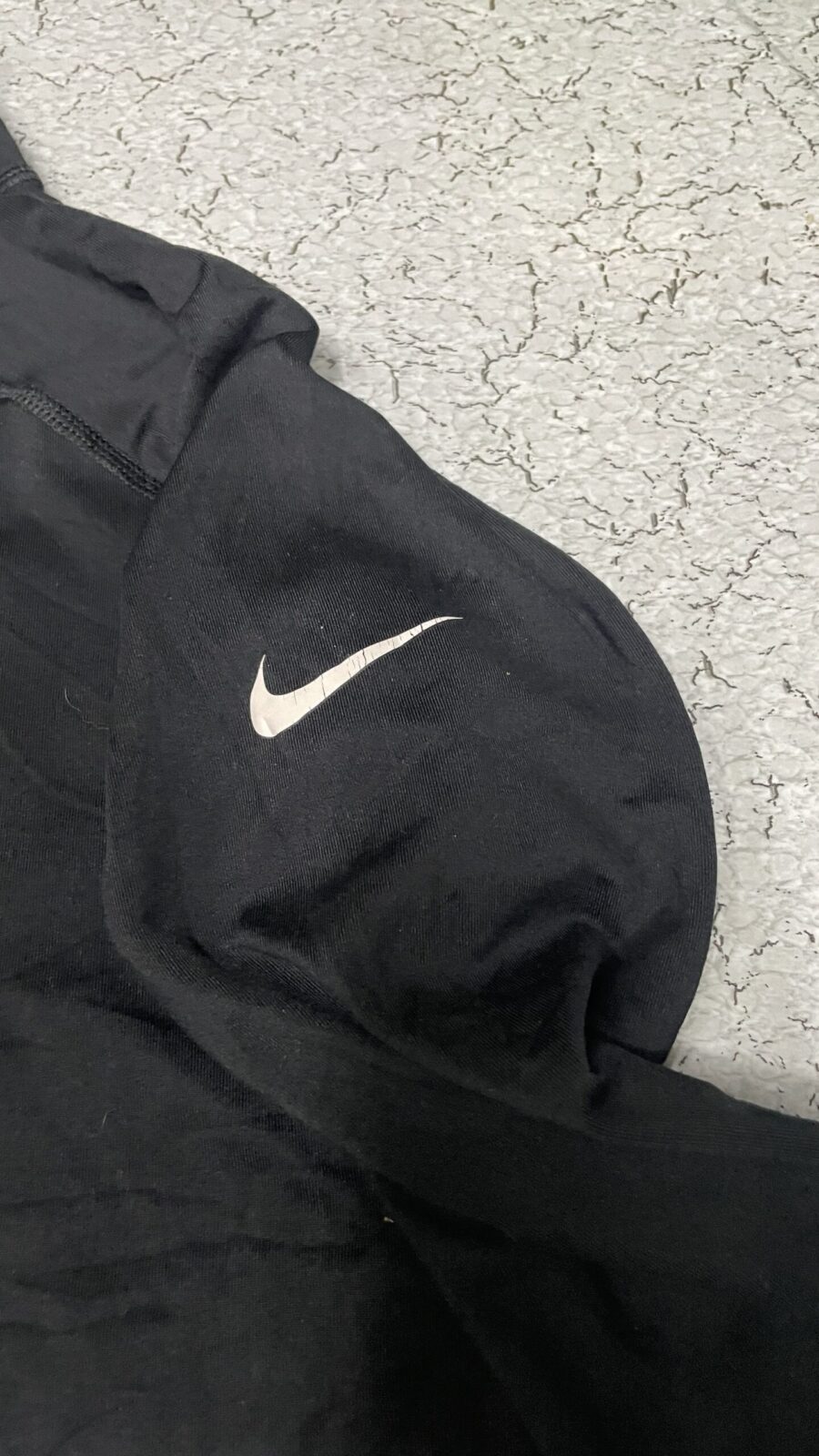 Nike Pro Dri Fit high Neck half zip up women'sTrack Jacket size M black