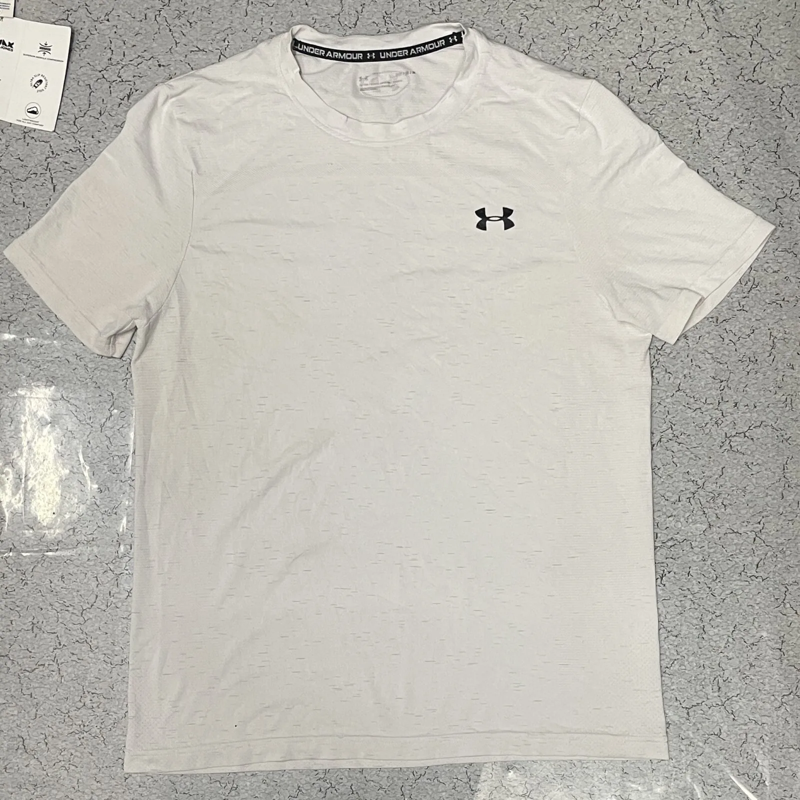 Under Armour Heatgeat Tshirt white Size L