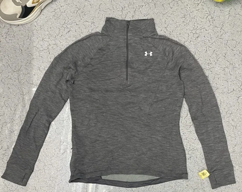 Under Armour 1/4 Zip Performance Tsgurt Grey Size M